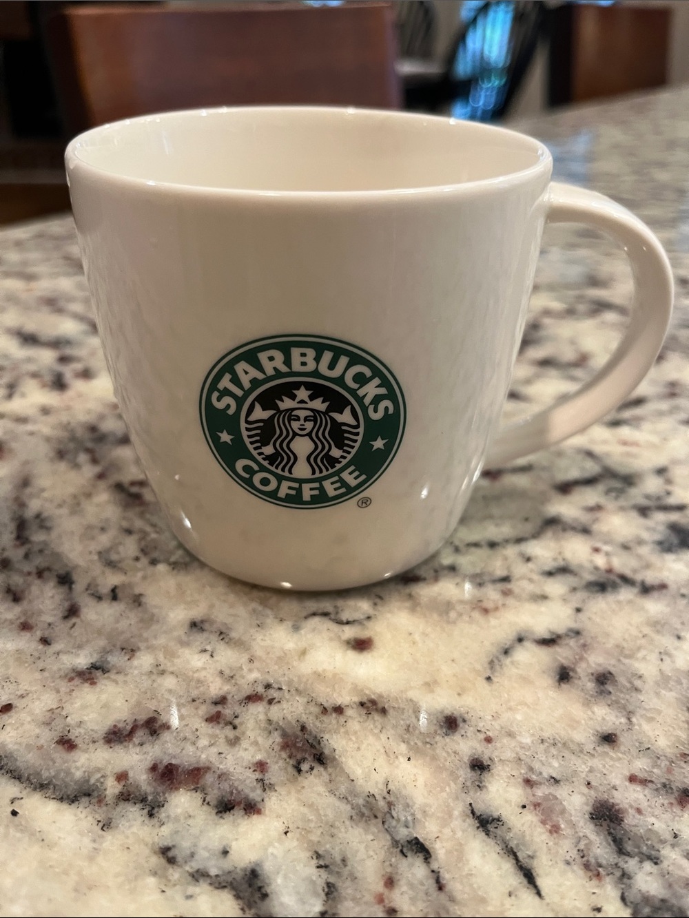 Starbucks White Mug with Green Logo